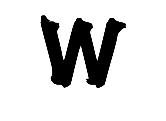 Download Monogram Melting Ice Cream Letter W - Premium Bundle