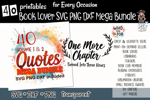 Download Book Lover SVG PNG DXF Mega Bundle - Svg png dxf Collection
