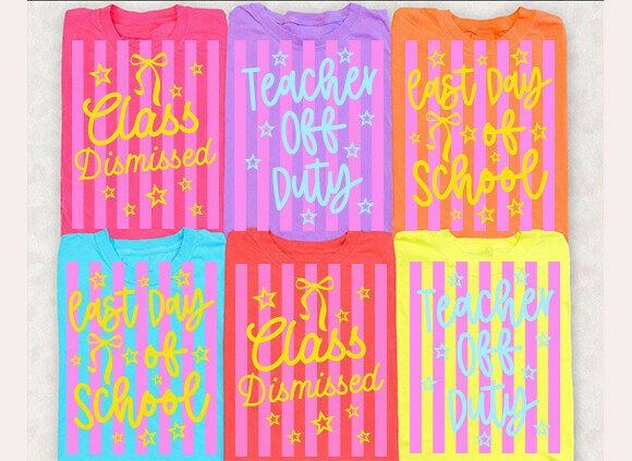 Download Neon Striped Last Day of School SVG PNG - Last day of school svg Collection
