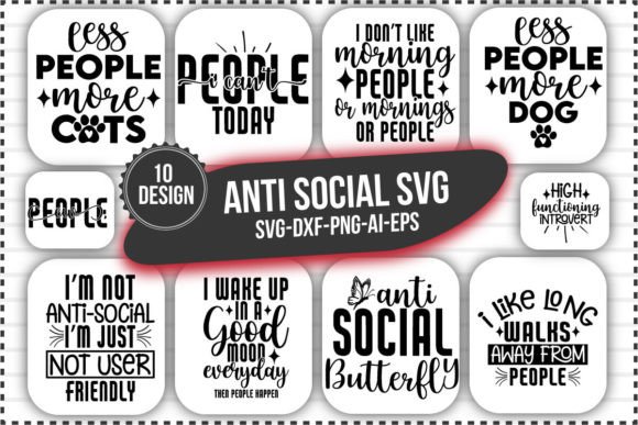 Download Anti Social Svg Bundile - Anti social svg Collection
