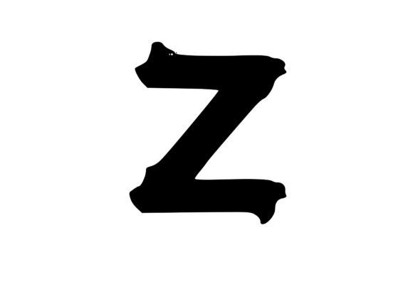 Download Monogram Melting Ice Cream Letter Z - Premium Resources